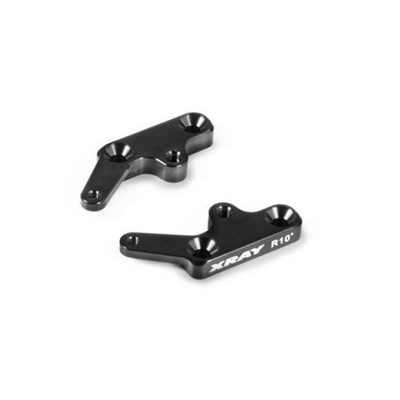 XB8 ALU STEERING KINGPIN PLATE - SWISS 7075 T6 - 10° (L+R) - 352235 -