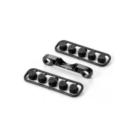 ALU FRONT LOWER SUSP. HOLDER - REAR - FR - SWISS 7075 T6 - V2 - 35232