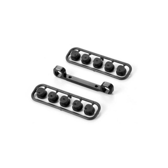 XB8 ALU FRONT UPPER ARM HOLDER (6MM) - SWISS 7075 T6 - 352333 - XRAY