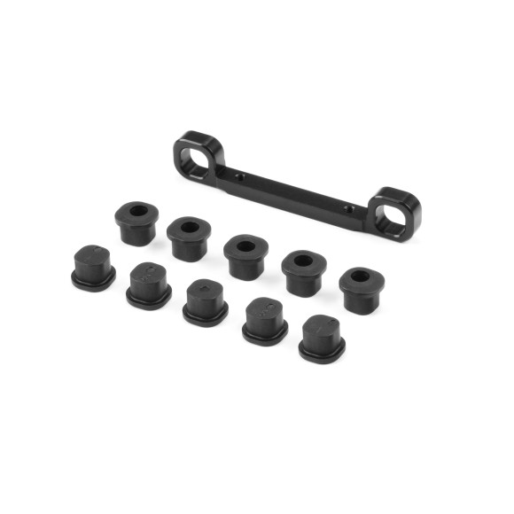 XB8 ALU FRONT UPPER ARM HOLDER SEMI-SPLIT BULKHEAD  - XRAY - 352334