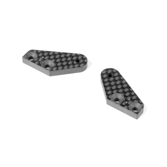 XB8 CARBON STEERING PLATE - 2 DOTS (1+1) - XRAY - 352367