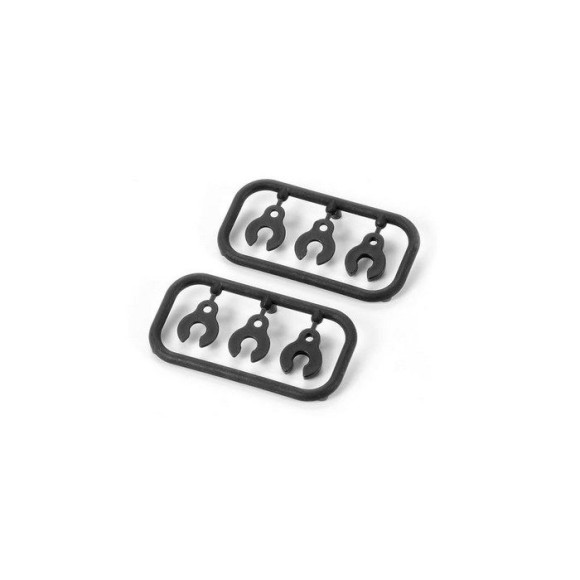 XB8 CASTER CLIPS (2) - 352381 - XRAY