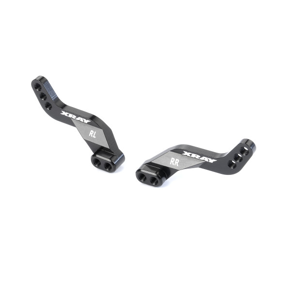 GT ALU REAR SHOCK PLATE - 3 MOUNTING POSITIONS (L+R) - XRAY - 352394