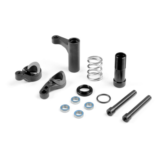SERVO SAVER FOR SEMI-SPLIT BULKHEAD - GRAPHITE - SET - XRAY - 352508