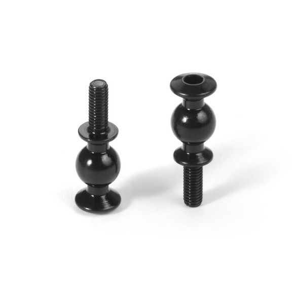 BALL STUD 6.8MM WITH BACKSTOP L 6MM - M3x8 (2) - 352658 - XRAY