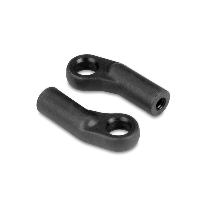 Chapes direction courbées 6.8mm - Graphite (2) - XRAY - 352666-G