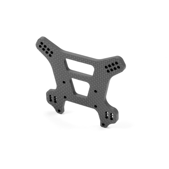 XB8 GRAPHITE REAR SHOCK TOWER SEMI-SPLIT BULKHEAD 4MM - XRAY - 353055