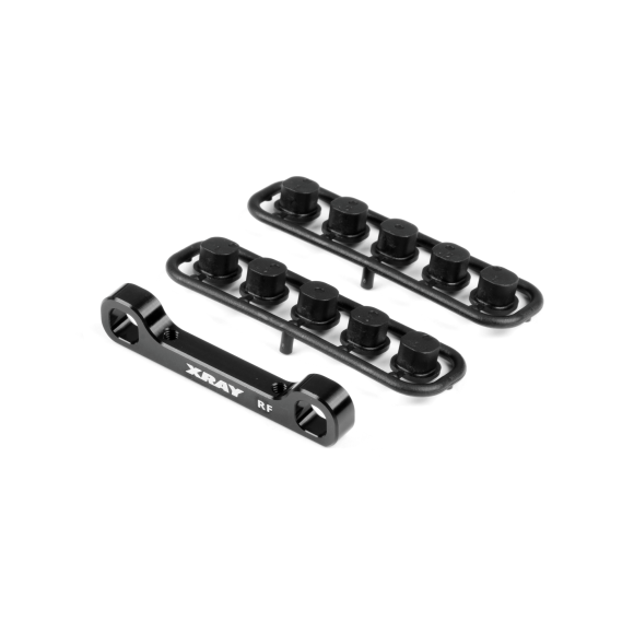 GT'22 ALU REAR LOWER SUSP. HOLDER - FRONT - XRAY - 353330