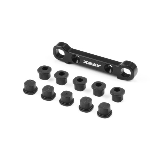 XB8 ALU LOWER SUSP. HOLDER SEMI-SPLIT BULKHEAD - RR  - XRAY - 353334