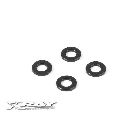 ALU SHIM 4x7.5x1 (4) - 353380 - XRAY