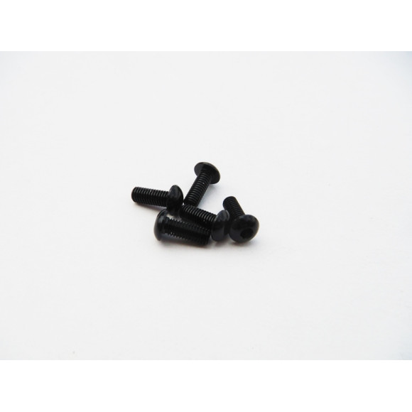  Alloy Hex Button Head Screw M3X10  [Black] - HIRO SEIKO - 69871