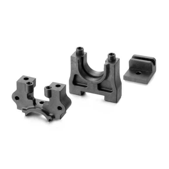 CENTER DIFF MOUNTING PLATE SET - GRAPHITE - 354010-G - XRAY