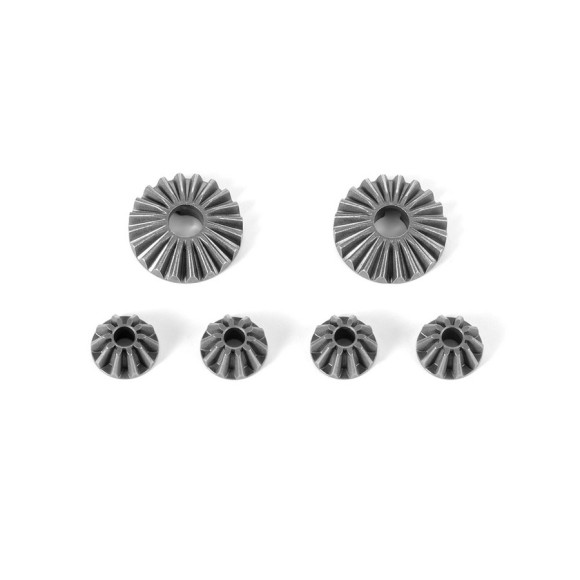 STEEL DIFF BEVEL & SATELLITE GEARS - V2 (2+4) - 355031 - XRAY