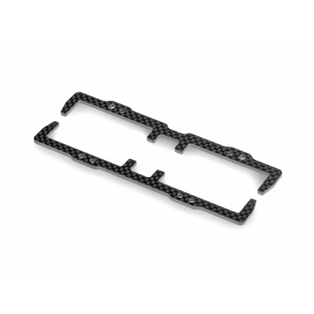 GTXE CARBON BATTERY BACKSTOP - REAR & FRONT - XRAY - 356170