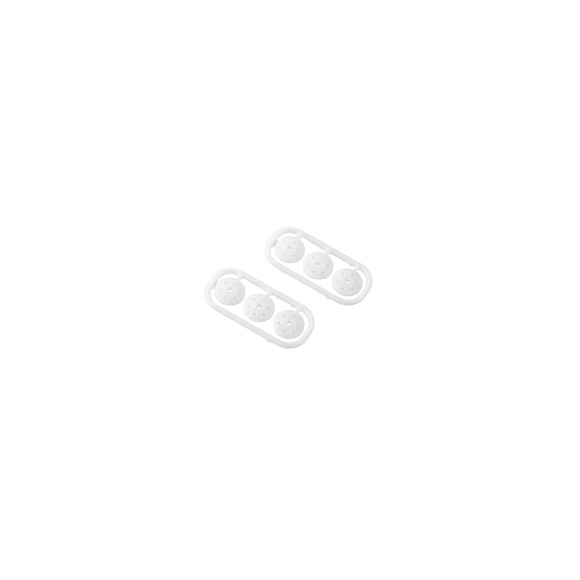 "SHOCK PISTON SET 6-HOLE (1.2  1.3  1.4MM) - DELRIN - V3 - 358033 - X