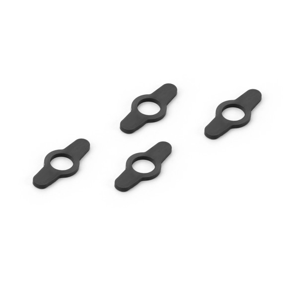 XB8 SHOCK RUBBER VALVE (4) - 358085 - XRAY
