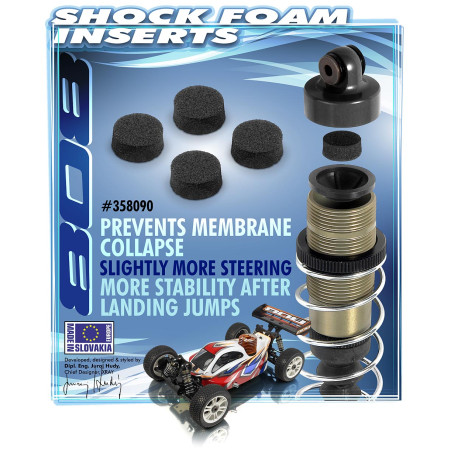 SHOCK FOAM INSERT (4) - 358090 - XRAY