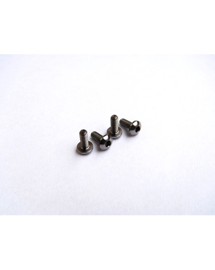  Titanium Hex Socket Button Head Screw M2x5 - 48014 - HIRO SEIKO