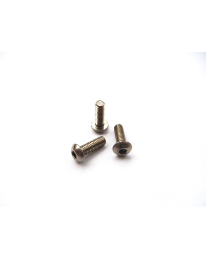  Titanium Hex Socket Button Head Screw M4x12 - 48055 - HIRO SEIKO