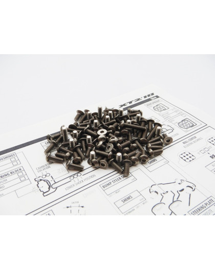 Kit de visserie titane hexagonale XT2'18 - HIRO SEIKO - 48216