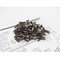  XB8'18 Titanium Hex Socket Screw Set - 48225 - HIRO SEIKO
