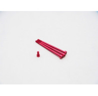  XeRun V10 G2 Aluminum Screw Set [Red] - 48337 - HIRO SEIKO