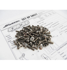 Kit de visserie titane hexagonale S35-3E - HIRO SEIKO - 48371