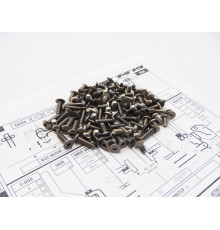 Kit de visserie titane hexagonale T4'19 - HIRO SEIKO - 48395