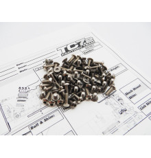 Kit de visserie titane hexagonale RC10TC7.2 - HIRO SEIKO - 48393