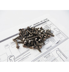 Kit de visserie titane hexagonale XB4'19 - HIRO SEIKO - 48401