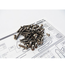 Kit de visserie titane hexagonale XB2D'19 - HIRO SEIKO - 48403