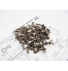 Kit de visserie titane hexagonale T4F - HIRO SEIKO - 48434