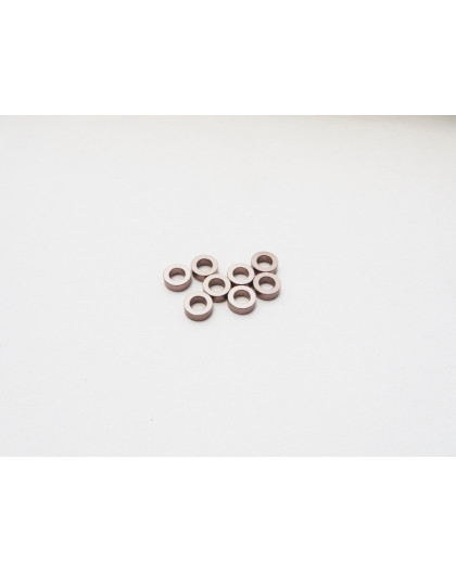  3mm Alloy Spacer Set (1.5t) [Ti] - 48458 - HIRO SEIKO