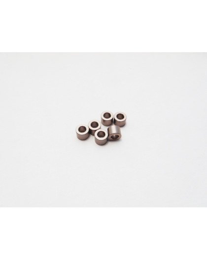  3mm Alloy Spacer Set (2.5t) [Ti] - 48472 - HIRO SEIKO