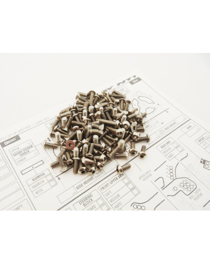 NT1'19 Titanium Hex Socket Screw Set - 48499 - HIRO SEIKO