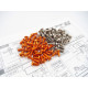 Kit visserie titane/alu hexagonale Orange T4'21 - HIRO SEIKO - 48634
