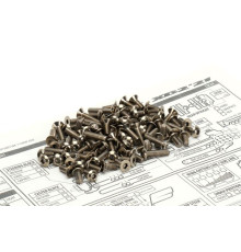 Kit de visserie titane hexagonale XB2'21 - HIRO SEIKO - 48659