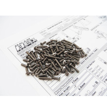 Kit visserie titane hexagonale RC10B6.3 et B6.3D - HIRO SEIKO - 48671