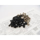X4'23 Titan/Alum Hex Socket Screw Set Noir - HIRO SEIKO - 48851