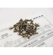 Kit de visserie titane hexagonale X1'24 - HIRO SEIKO - 48908