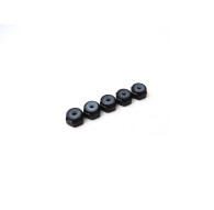  2mm Alloy Nylon Nut [Black] - 69217 - HIRO SEIKO