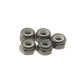 4mm Alloy Nylon Nut [Black] - 69229 - HIRO SEIKO