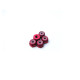  2mm Alloy Nylon Nut (S) [Red] - 69544 - HIRO SEIKO