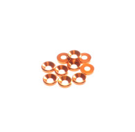  4mm Alloy Countersunk Washer [Orange] - 69563 - HIRO SEIKO