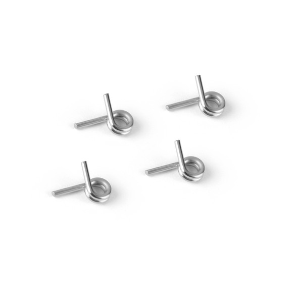 4-SHOE CLUTCH SPRINGS - SILVER - HARD (4) - 358482 - XRAY