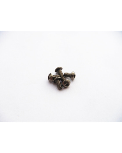  Titanium Hex Socket Button Head Screw M3x25 - 69837 - HIRO SEIKO
