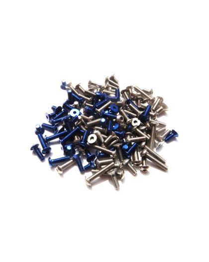 Kit de visserie titane/alu hexagonale TC6.2 - HIRO SEIKO - 69857