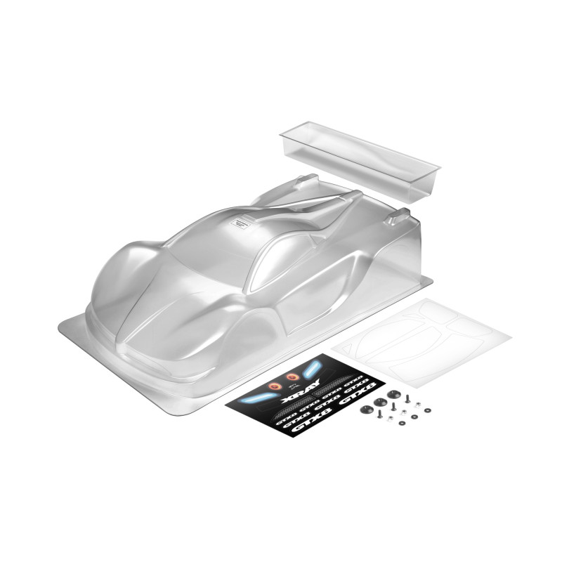 XRAY GT BODY WITH WING FOR 1/8 ON-ROAD GT- AERO- EFRA - XRAY - 359732