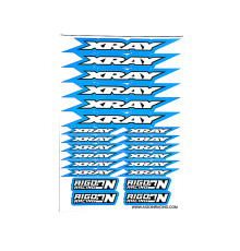 Stickers sheet Xray Blue Size A5 - AIGOIN RACING - AR3007
