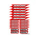 Stickers sheet Xray Red Size A5 - AIGOIN RACING - AR3006